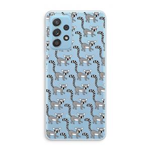CaseCompany Makis: Samsung Galaxy A73 Transparant Hoesje