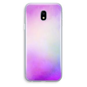 CaseCompany Clouds pastel: Samsung Galaxy J3 (2017) Transparant Hoesje