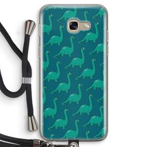 CaseCompany Diplodocus: Samsung Galaxy A5 (2017) Transparant Hoesje met koord