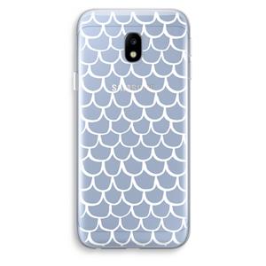 CaseCompany Dakpannetjes: Samsung Galaxy J3 (2017) Transparant Hoesje