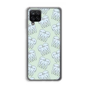 CaseCompany Octopussen: Samsung Galaxy A12 Transparant Hoesje