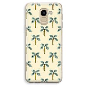 CaseCompany Paradise: Samsung Galaxy J6 (2018) Transparant Hoesje