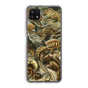 CaseCompany Haeckel Lacertilia: Samsung Galaxy A22 5G Transparant Hoesje