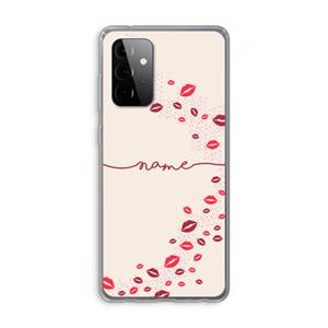 CaseCompany Kusjes: Samsung Galaxy A72 Transparant Hoesje