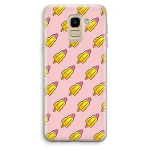CaseCompany Waterijsjes: Samsung Galaxy J6 (2018) Transparant Hoesje