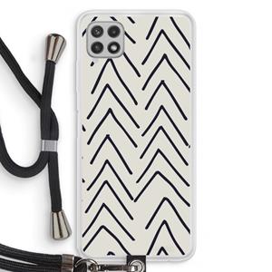 CaseCompany Marrakech Arrows: Samsung Galaxy A22 4G Transparant Hoesje met koord