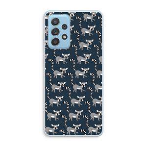 CaseCompany Makis: Samsung Galaxy A73 Transparant Hoesje