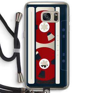 CaseCompany Here's your tape: Samsung Galaxy S7 Transparant Hoesje met koord