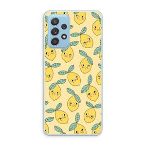 CaseCompany Citroenen: Samsung Galaxy A73 Transparant Hoesje