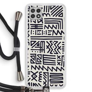 CaseCompany Marrakech print: Samsung Galaxy A22 4G Transparant Hoesje met koord