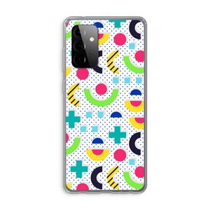 CaseCompany 8-bit N°1: Samsung Galaxy A72 Transparant Hoesje
