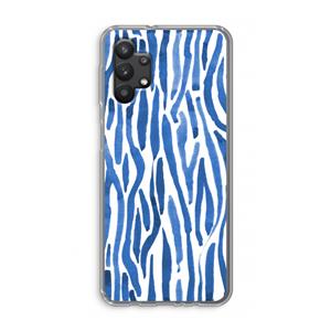 CaseCompany Blauwe nerven: Samsung Galaxy A32 5G Transparant Hoesje