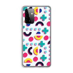 CaseCompany 8-bit N°2: Samsung Galaxy A72 Transparant Hoesje