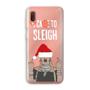 CaseCompany Came To Sleigh: Samsung Galaxy A20e Transparant Hoesje