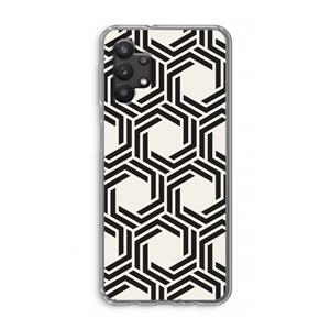 CaseCompany Geometrisch patroon: Samsung Galaxy A32 5G Transparant Hoesje