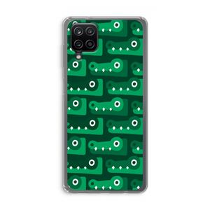 CaseCompany Crocs: Samsung Galaxy A12 Transparant Hoesje