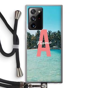 CaseCompany Pacific Dream: Samsung Galaxy Note 20 Ultra / Note 20 Ultra 5G Transparant Hoesje met koord