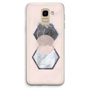 CaseCompany Creatieve toets: Samsung Galaxy J6 (2018) Transparant Hoesje