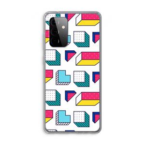 CaseCompany 8-bit N°7: Samsung Galaxy A72 Transparant Hoesje