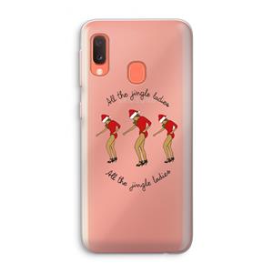 CaseCompany Jingle Ladies: Samsung Galaxy A20e Transparant Hoesje