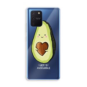 CaseCompany Avocuddle: Samsung Galaxy Note 10 Lite Transparant Hoesje