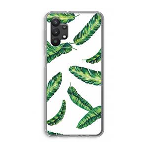 CaseCompany Lange bladeren: Samsung Galaxy A32 5G Transparant Hoesje