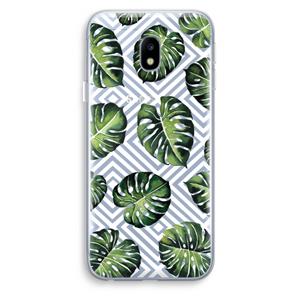 CaseCompany Geometrische jungle: Samsung Galaxy J3 (2017) Transparant Hoesje