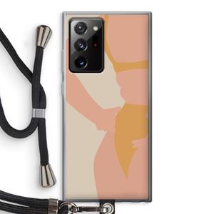 CaseCompany Bikini body: Samsung Galaxy Note 20 Ultra / Note 20 Ultra 5G Transparant Hoesje met koord