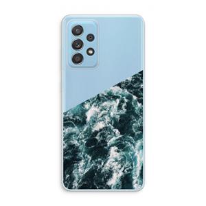 CaseCompany Zee golf: Samsung Galaxy A73 Transparant Hoesje