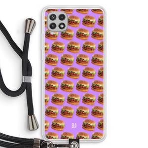 CaseCompany Giants: Samsung Galaxy A22 4G Transparant Hoesje met koord