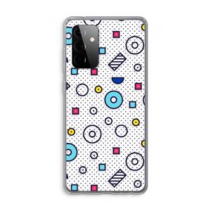 CaseCompany 8-bit N°9: Samsung Galaxy A72 Transparant Hoesje