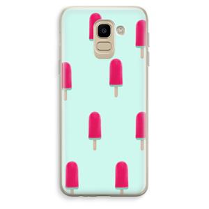 CaseCompany Waterijsje: Samsung Galaxy J6 (2018) Transparant Hoesje