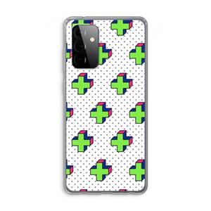 CaseCompany 8-bit N°10: Samsung Galaxy A72 Transparant Hoesje