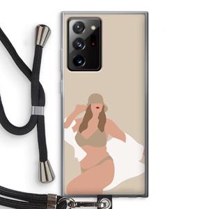 CaseCompany One of a kind: Samsung Galaxy Note 20 Ultra / Note 20 Ultra 5G Transparant Hoesje met koord