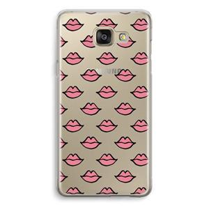 CaseCompany Lipjes: Samsung Galaxy A5 (2016) Transparant Hoesje