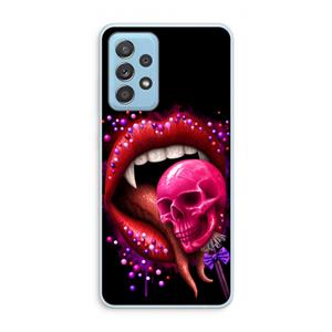 CaseCompany Dodelijk zoet: Samsung Galaxy A73 Transparant Hoesje