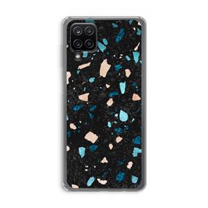 CaseCompany Terrazzo N°11: Samsung Galaxy A12 Transparant Hoesje