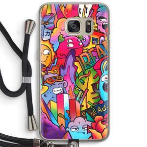 CaseCompany Dreams: Samsung Galaxy S7 Transparant Hoesje met koord