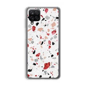 CaseCompany Terrazzo N°12: Samsung Galaxy A12 Transparant Hoesje