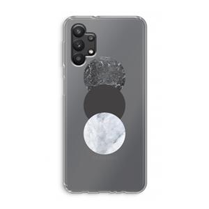 CaseCompany Marmeren cirkels: Samsung Galaxy A32 5G Transparant Hoesje
