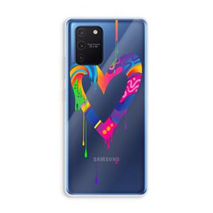 CaseCompany Melts My Heart: Samsung Galaxy Note 10 Lite Transparant Hoesje