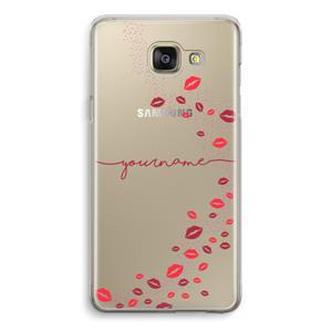 CaseCompany Kusjes: Samsung Galaxy A5 (2016) Transparant Hoesje