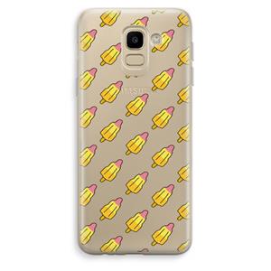 CaseCompany Waterijsjes: Samsung Galaxy J6 (2018) Transparant Hoesje