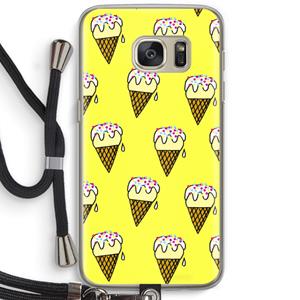 CaseCompany Isjes: Samsung Galaxy S7 Transparant Hoesje met koord