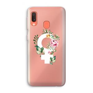 CaseCompany Venus: Samsung Galaxy A20e Transparant Hoesje