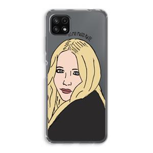 CaseCompany Mary Kate: Samsung Galaxy A22 5G Transparant Hoesje