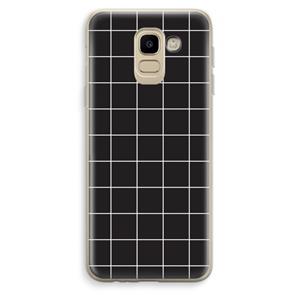 CaseCompany Rooster 2: Samsung Galaxy J6 (2018) Transparant Hoesje