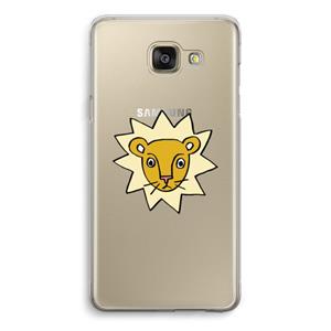 CaseCompany Kleine leeuw: Samsung Galaxy A5 (2016) Transparant Hoesje