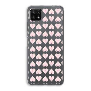 CaseCompany Ass 'n Titties: Samsung Galaxy A22 5G Transparant Hoesje
