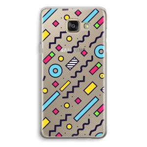 CaseCompany 8-bit N°8: Samsung Galaxy A5 (2016) Transparant Hoesje